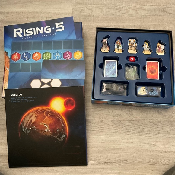 Rising 5 Runes Of Asteros Grey Fox Games Dice Tower Seal of Excellence New - Picture 3 of 3